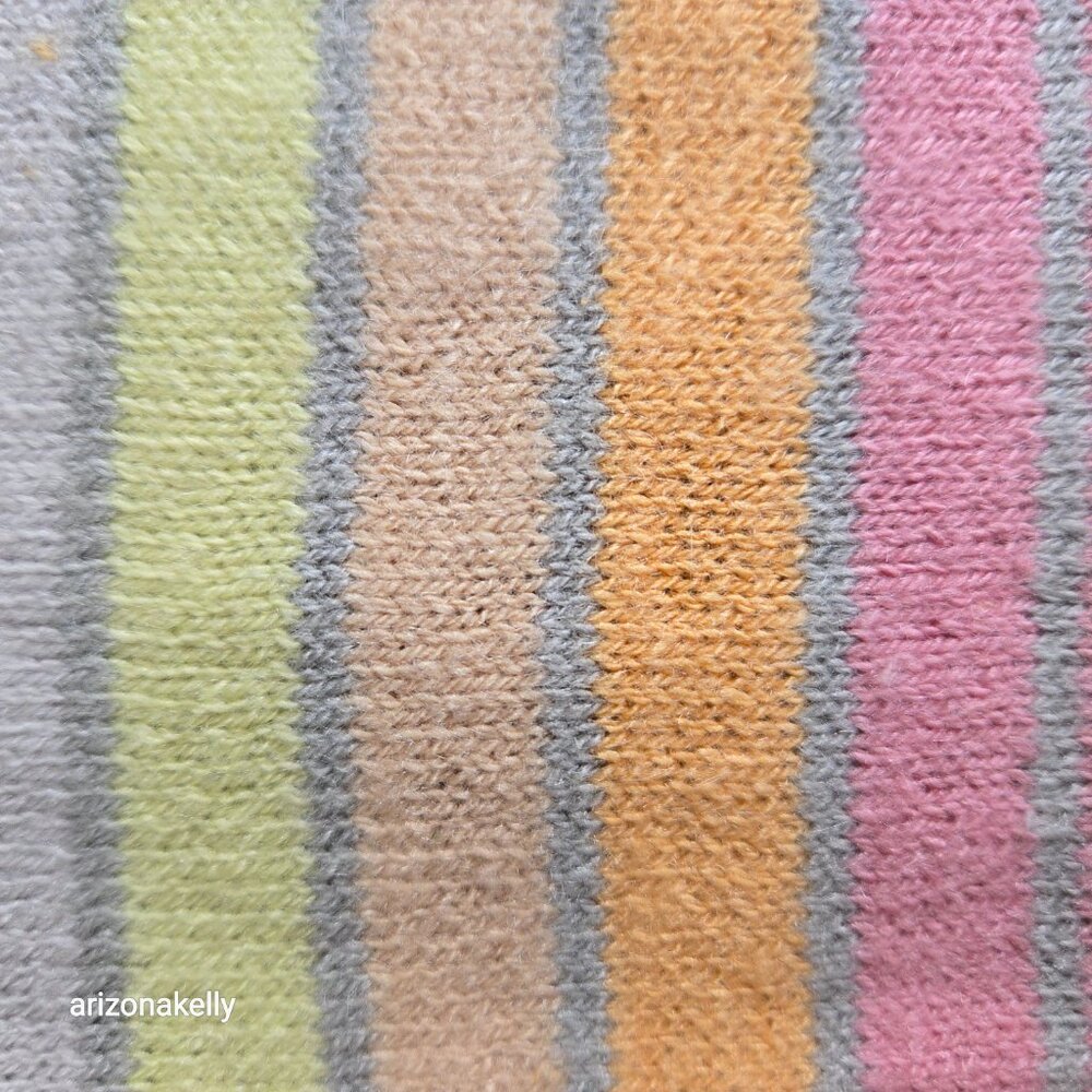 GAP Silk Knit Striped Balaclava Scarf Wrap - Picture 10 of 10